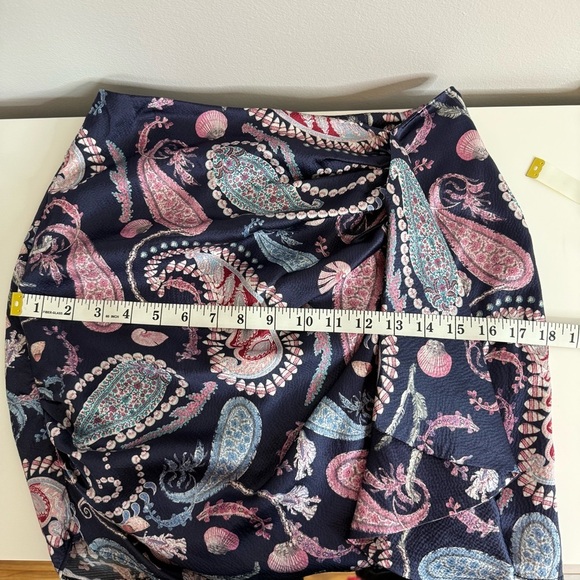 Thurley - Crown Of Thornes Mini Skirt - 100% silk - Nautical/mermaid - US 4 - Picture 13 of 13
